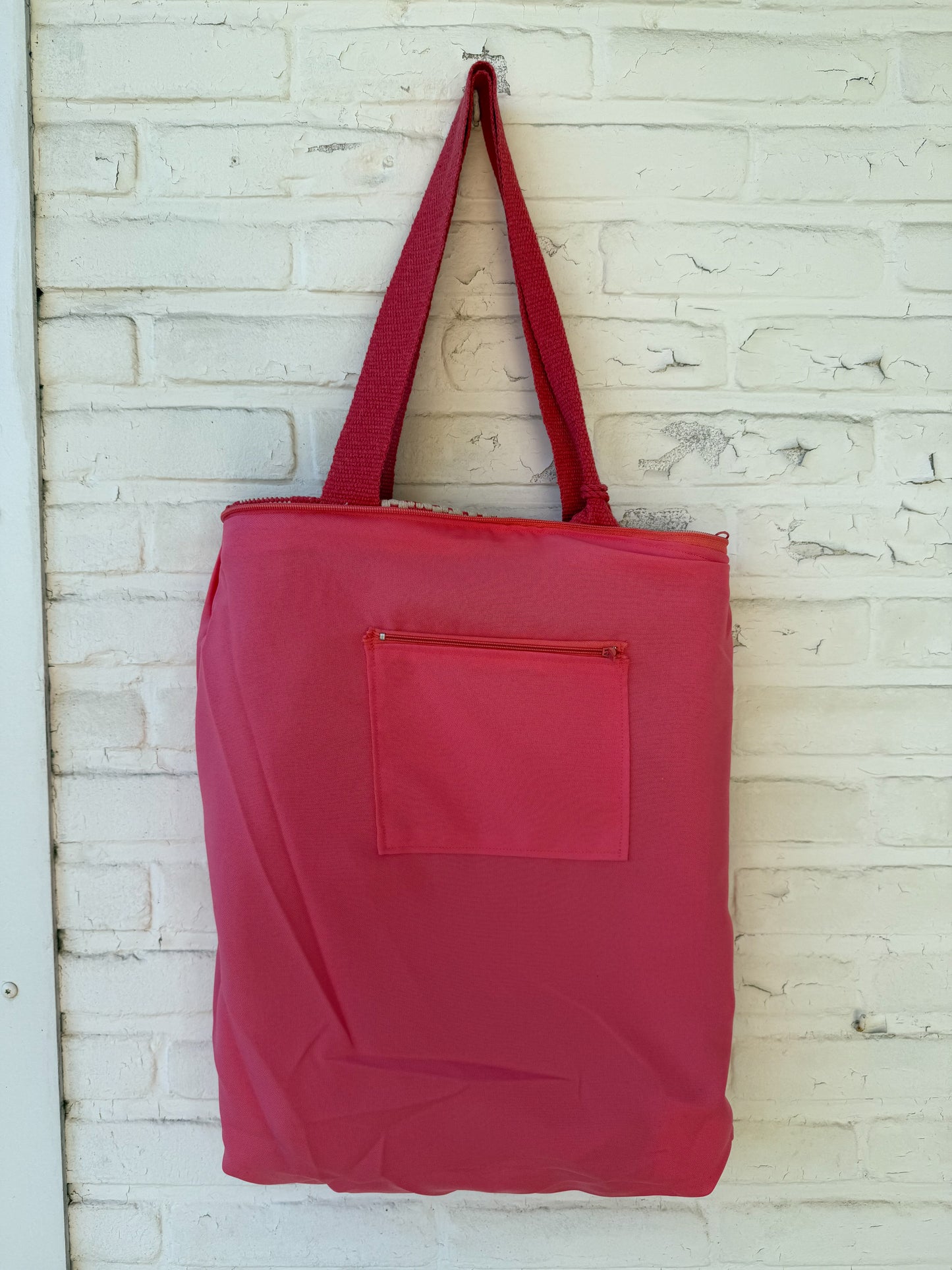 Mexican Bag el Rosa Mexicano vertical
