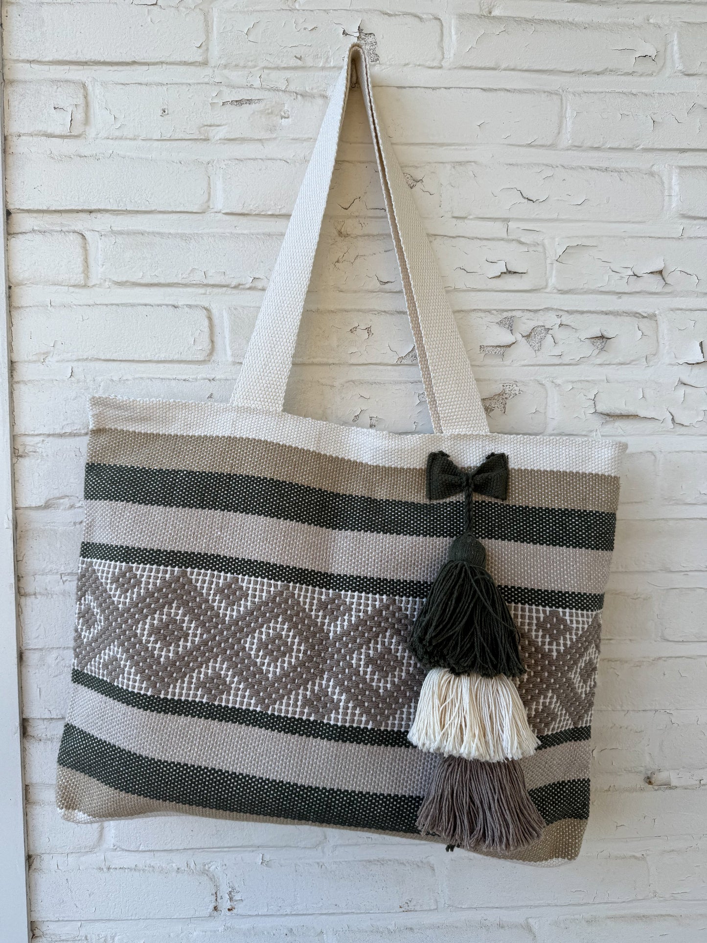 Mexican bag el Verde con crema