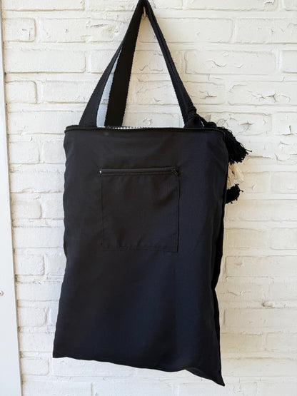 Mexican Bag Blanco & Negro vertical