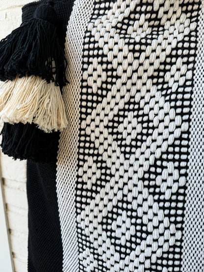 Mexican Bag Blanco & Negro vertical